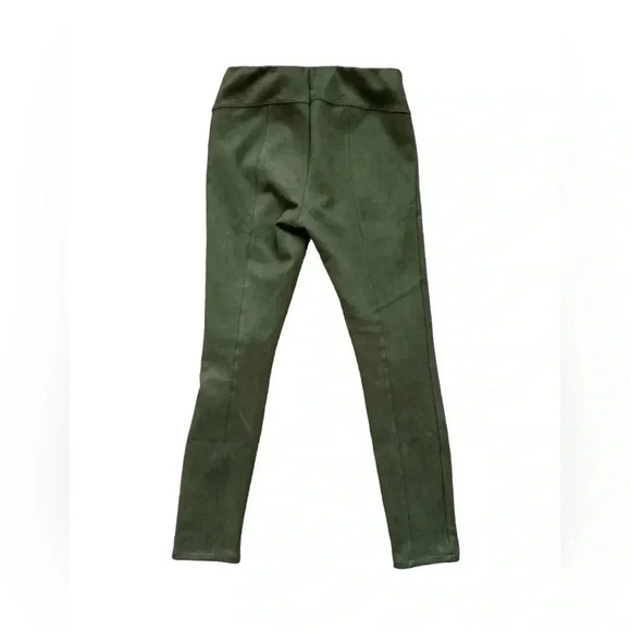 Anthroplogie Green Fuax Suede High Rise Legging - Picture 2 of 3